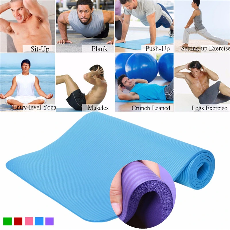 Fitness Training NBR High Quality Non -Slip Yoga Mat 15mm