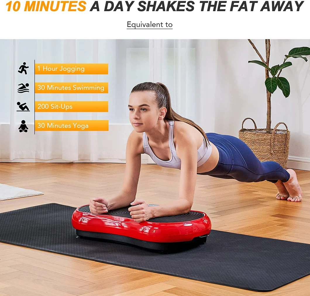 Vibration Plate Power Platform Machine Whole Full Body Shape Exercise Fit Massage