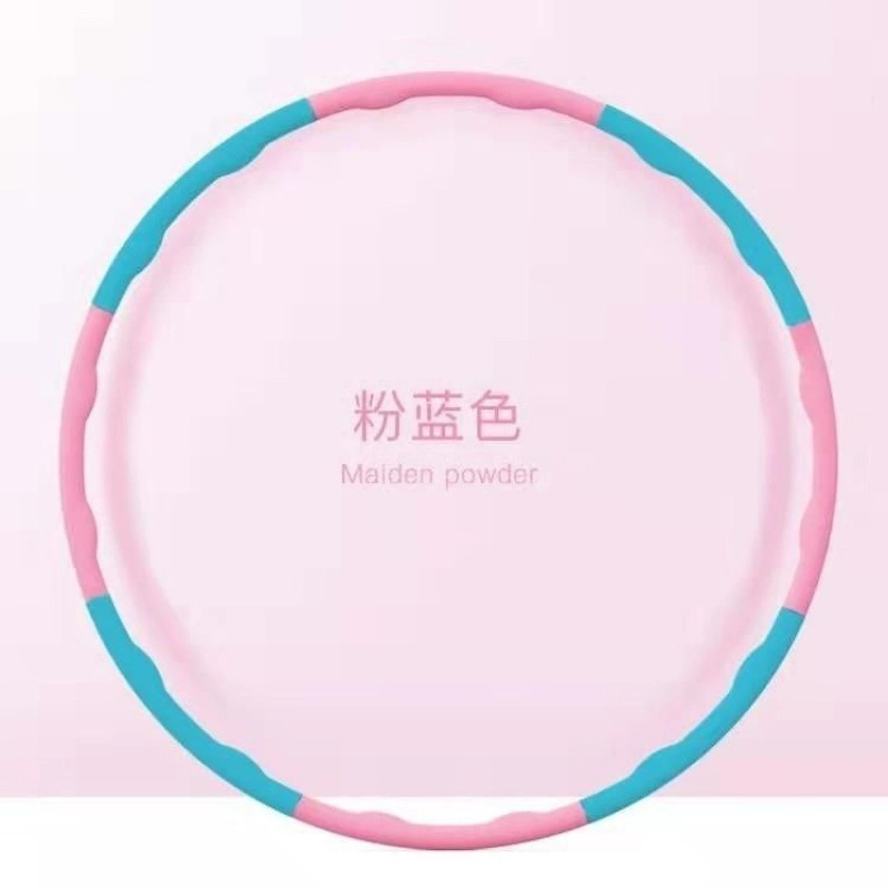 Gym Home Fitness Exercise Removable Hula_ Ring Hoop Foam Sponge Detachable Hula_ Ring Hoop